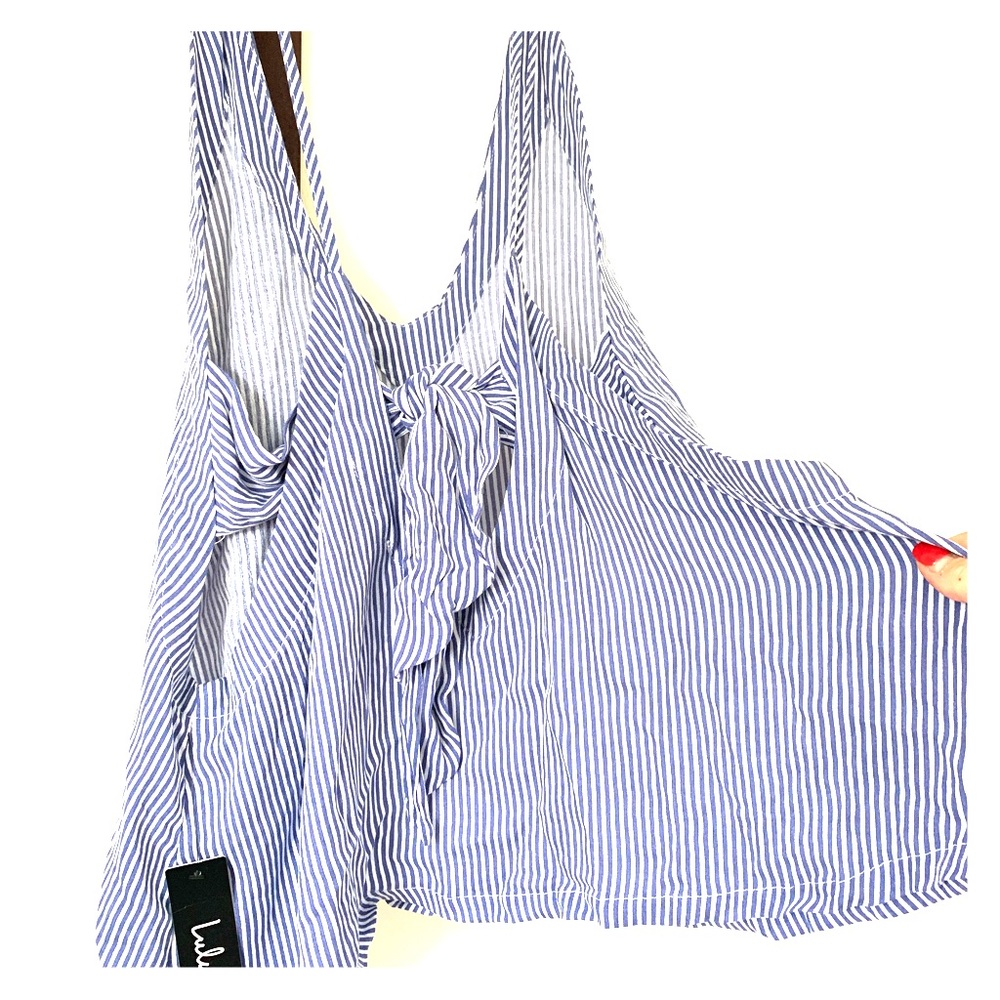 NWT Lulu’s Striped Tank